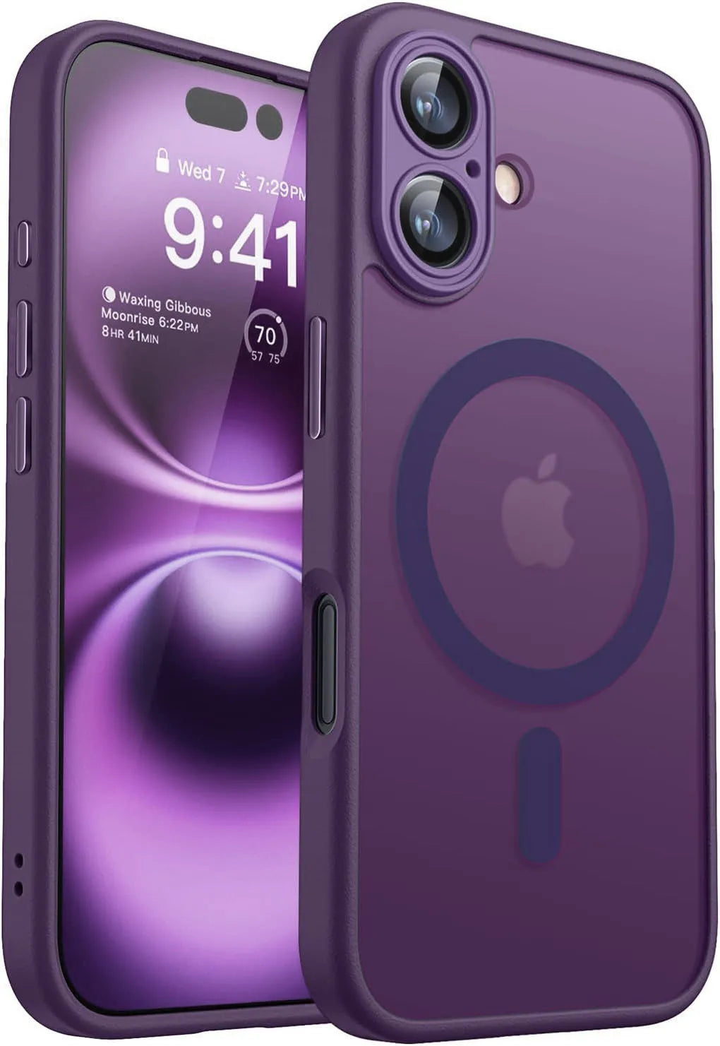 Translucent Magnetic Matte Phone Case for iPhone 16 Plus Pro Max Compatible with Magsafe