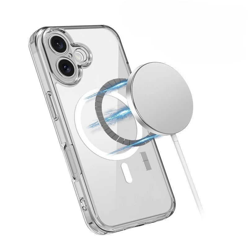 iPhone 17 Series MagSafe Clear Acrylic Case – Slim & Magnetic