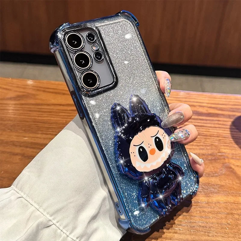 Glitter Mirror Silicone Case for Samsung Galaxy S25 Ultra