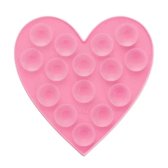 Wildflower WF Love Suction Phone Case – Heart-Shaped Suction Cup Grip Cover