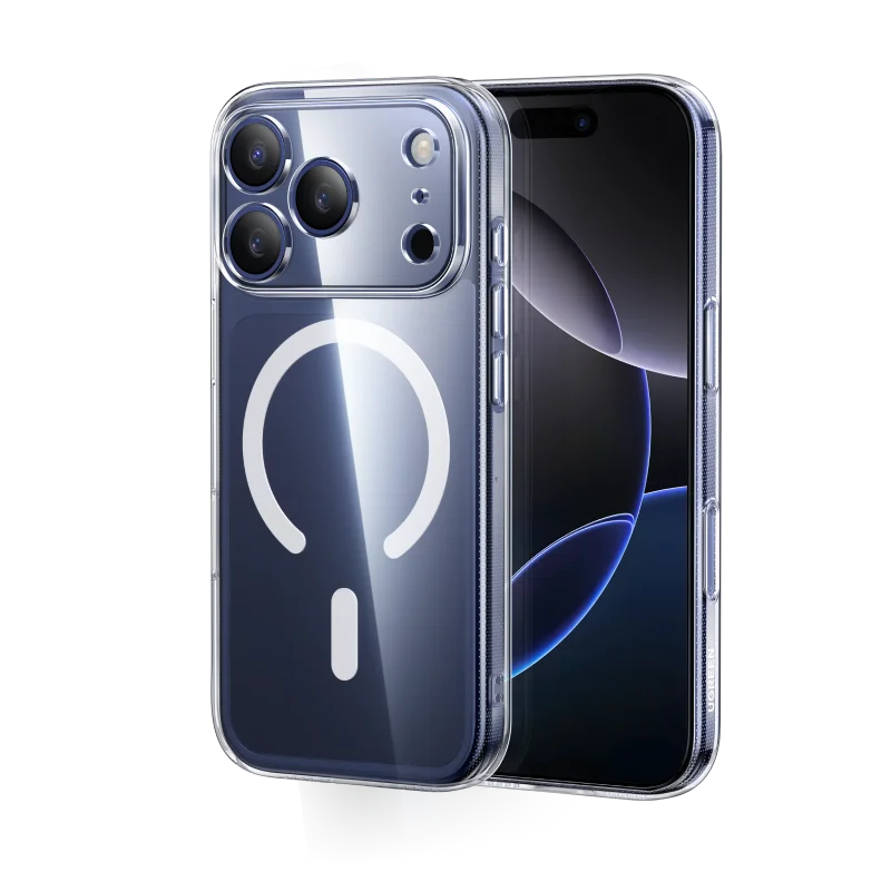 UGREEN Magnetic Shockproof Transparent Not Yellowing Premium Magsafe Case for iPhone 17