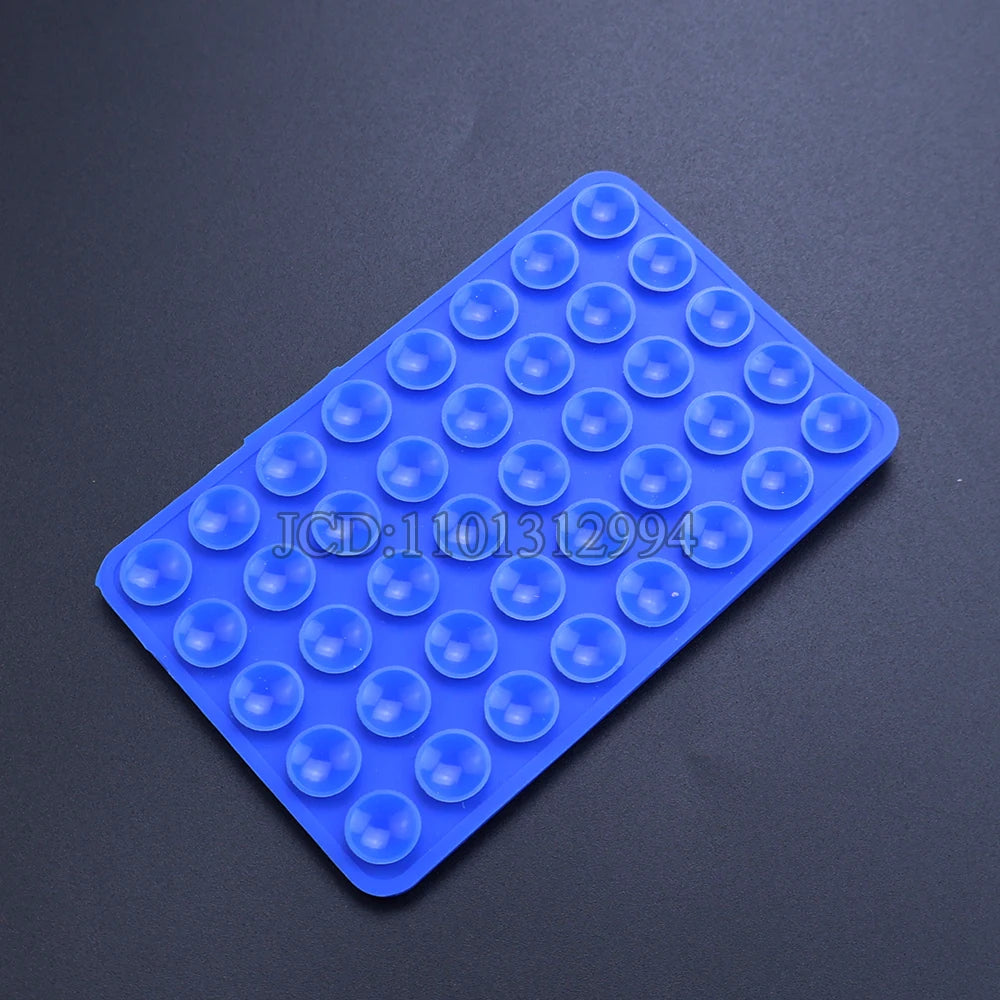 Suction Phone Case Double-Sided Mount, Silicone Sticky Phone Stand for iPhone & Android, Hands-Free Selfies, Strong Grip Holder