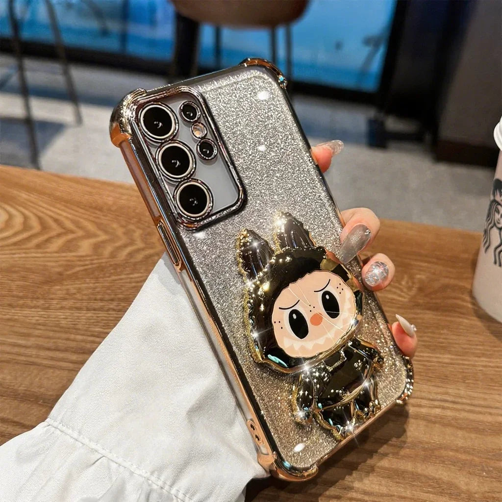 Glitter Mirror Silicone Case for Samsung Galaxy S25 Ultra