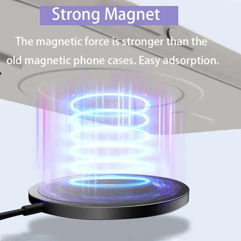 Liquid Silicone Case For iPhone 16 15 14 Plus Pro Max Magsafe Magnetic Wireless Charge Soft Cover
