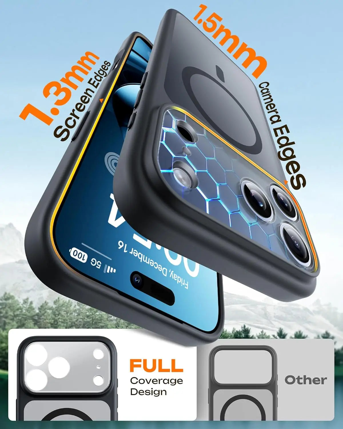 MagSafe Matte Armor Case for iPhone 17 Pro Max – Shockproof & Stylish