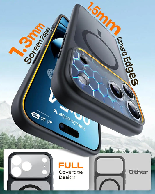 MagSafe Matte Armor Case for iPhone 17 Pro Max – Shockproof & Stylish