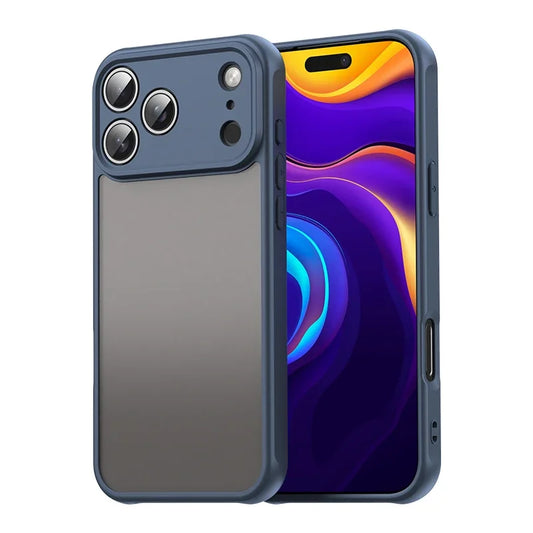 Premium Matte Clear Skin Feel Phone Case for iPhone 17 Air Pro Max Solid Color Camera Protective Cover