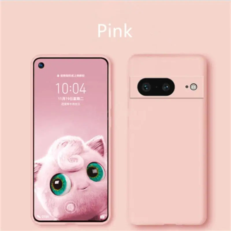 For Google Pixel 8 Case Liquid Silicone Rubber Protector Phone Case Google Pixel 8 Pro 7A 7 6A 6 Pro Cover TPU Pixel 8 Pro Case