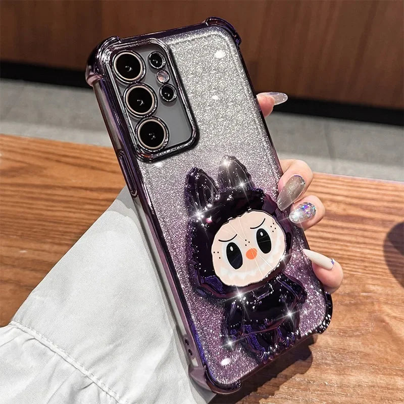 Glitter Mirror Silicone Case for Samsung Galaxy S25 Ultra