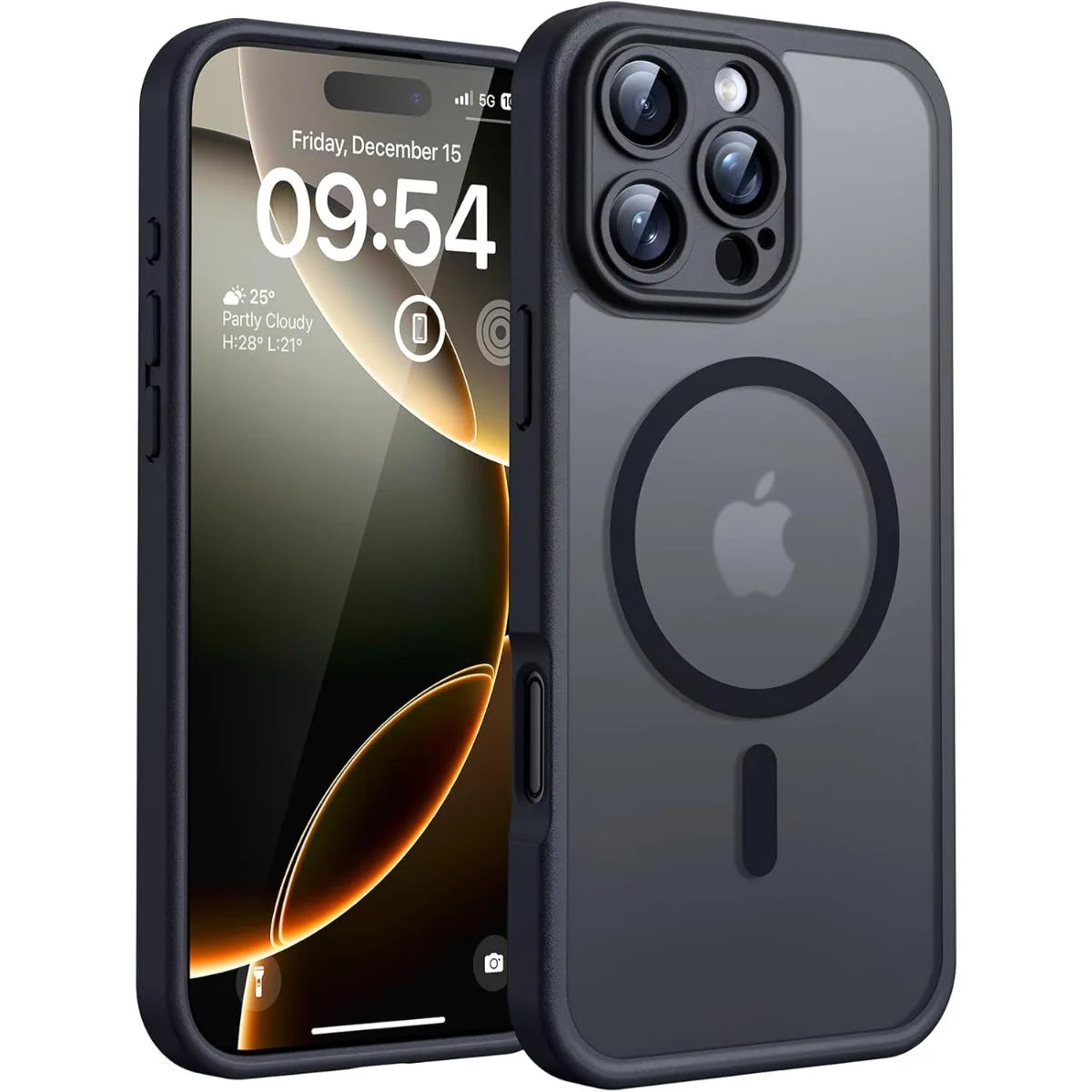 Translucent Magnetic Matte Phone Case for iPhone 16 Plus Pro Max Compatible with Magsafe