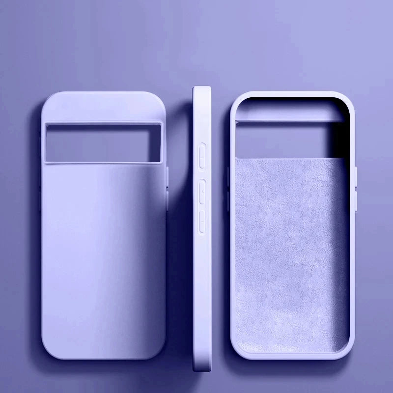 Luxury New Liquid Silicone Cases For Google Pixel 9 8 Pro XL Bumper Shockproof Case Soft Back Cover Phone Accessories
