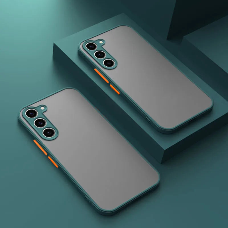 For Samsung Galaxy S25 Case Samsung Galaxy S20 S21 S22 S23 S24 fe S25 Plus 25 Ultra 5G Cover Matte Armor Shockproof Case