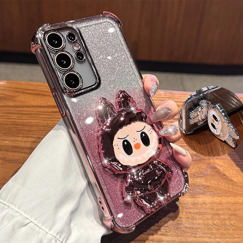 Glitter Mirror Silicone Case for Samsung Galaxy S25 Ultra