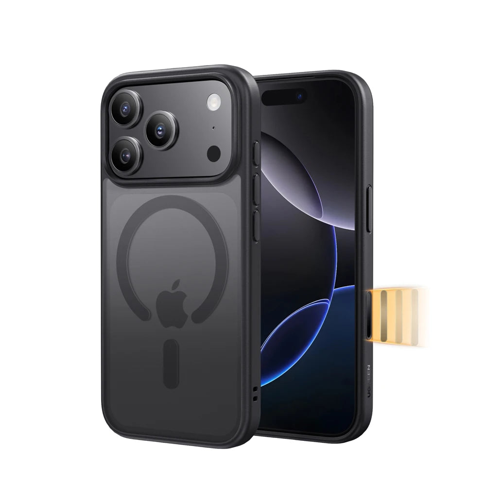 UGREEN Magnetic Shockproof Transparent Not Yellowing Premium Magsafe Case for iPhone 17