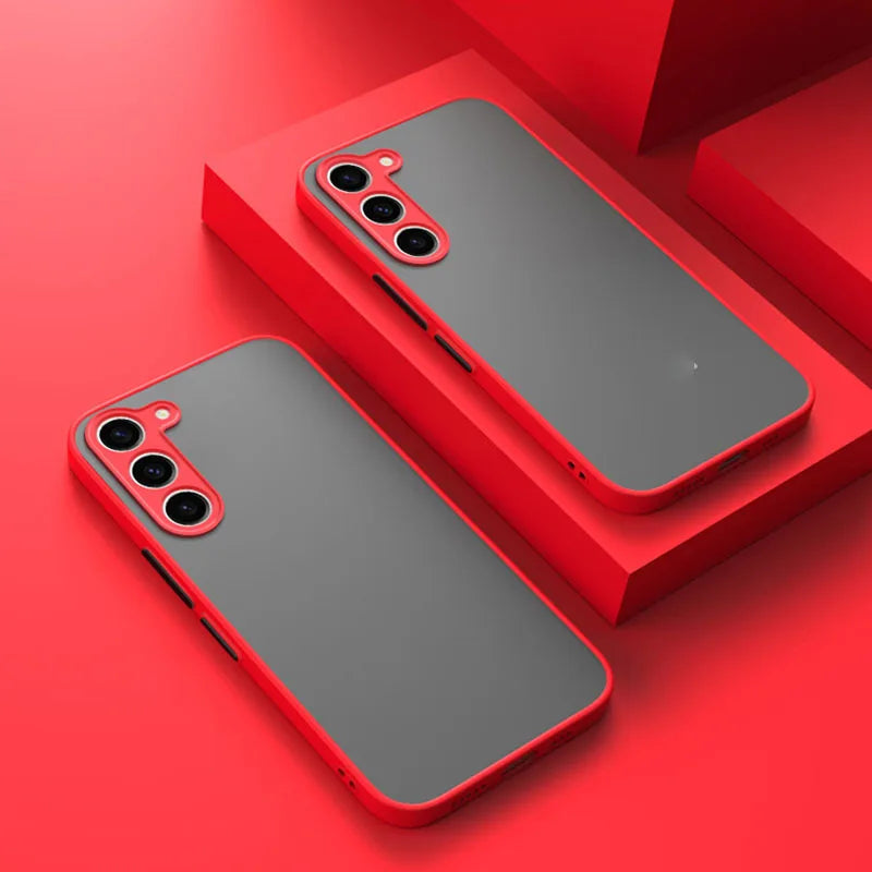 For Samsung Galaxy S25 Case Samsung Galaxy S20 S21 S22 S23 S24 fe S25 Plus 25 Ultra 5G Cover Matte Armor Shockproof Case
