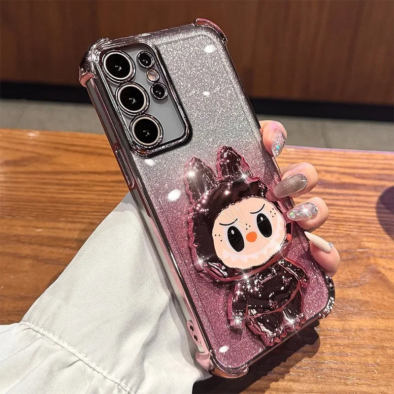 Glitter Mirror Silicone Case for Samsung Galaxy S25 Ultra