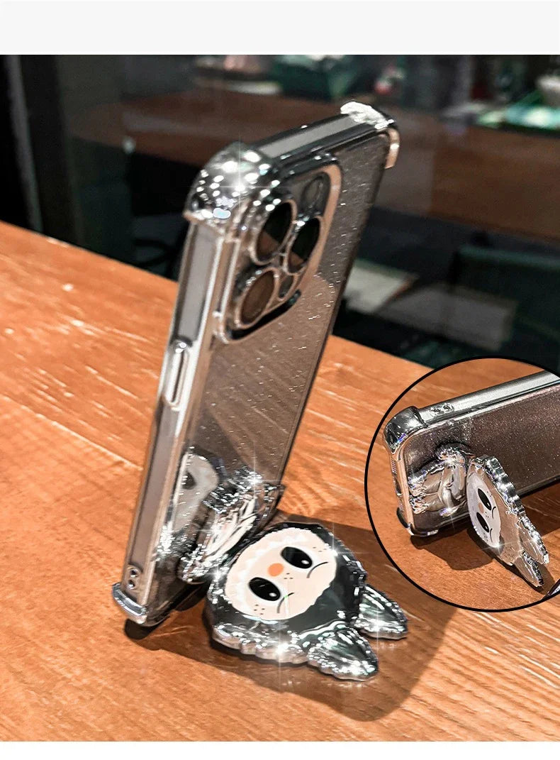 Glitter Mirror Silicone Case for Samsung Galaxy S25 Ultra