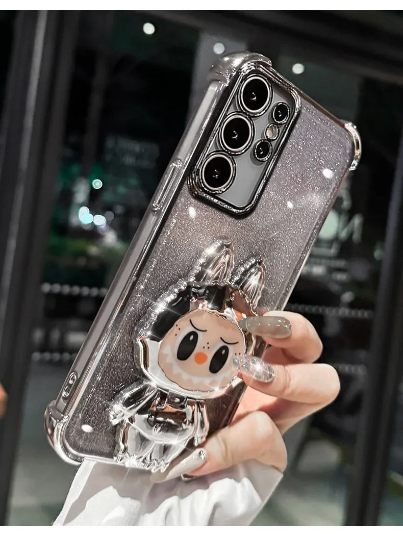 Glitter Mirror Silicone Case for Samsung Galaxy S25 Ultra