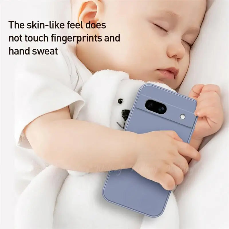 For Google Pixel 7A Case Liquid Silicone Rubber Protector Phone Case Google Pixel 8A 8 Pro 7A 7 6A 6 Pro Cover TPU Pixel 7A Case