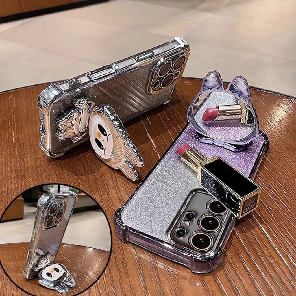 Glitter Mirror Silicone Case for Samsung Galaxy S25 Ultra