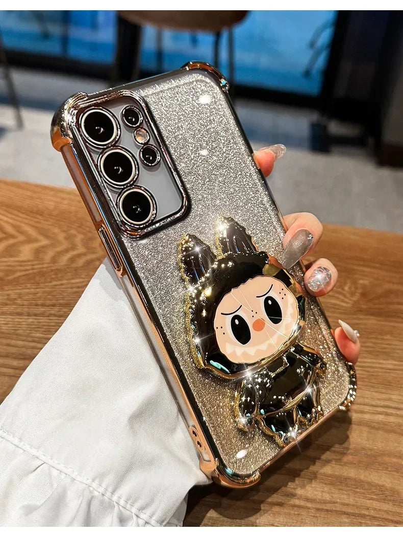 Glitter Mirror Silicone Case for Samsung Galaxy S25 Ultra