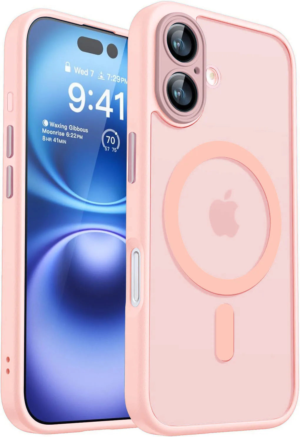 Translucent Magnetic Matte Phone Case for iPhone 16 Plus Pro Max Compatible with Magsafe