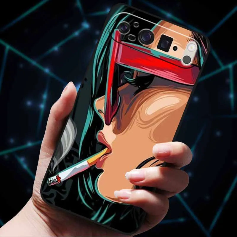 Silicone TPU Soft Protector Designer Phone Case for Google Pixel 9