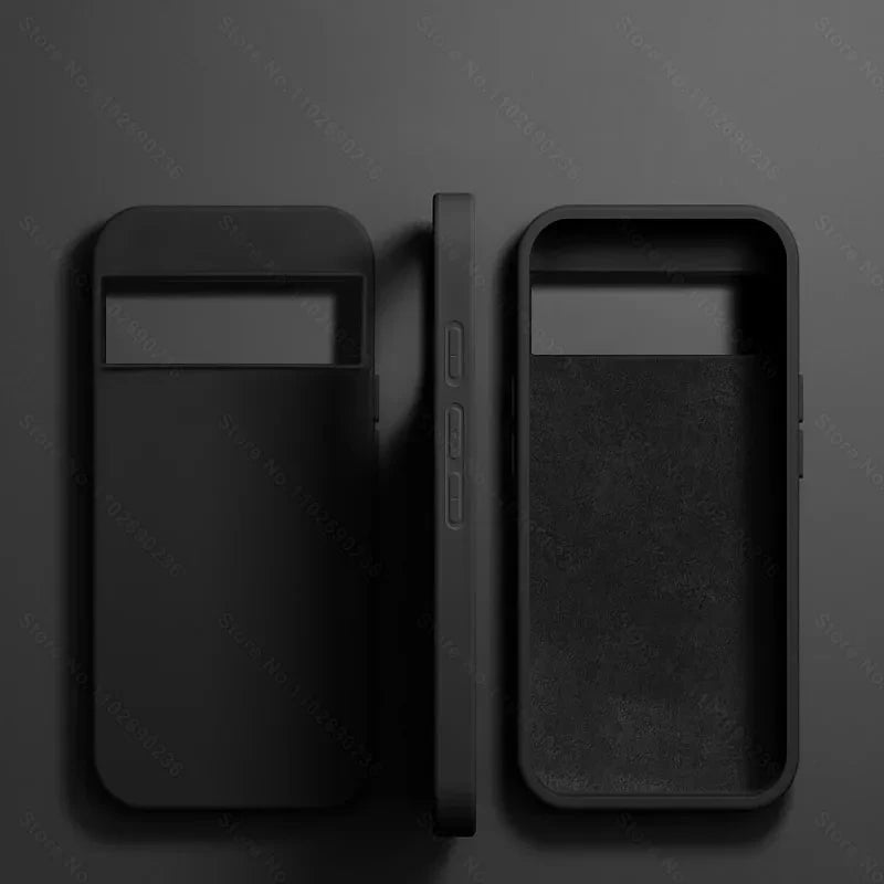 Luxury New Liquid Silicone Cases For Google Pixel 9 8 Pro XL Bumper Shockproof Case Soft Back Cover Phone Accessories