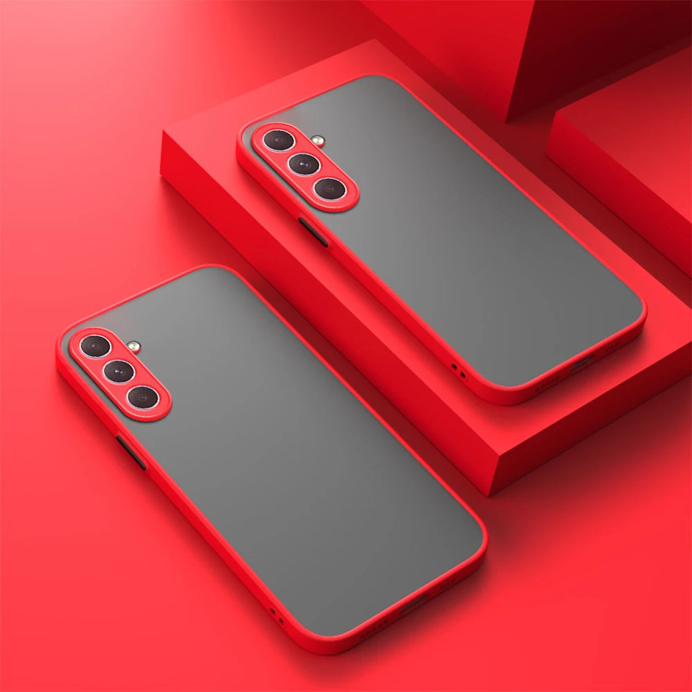For Samsung Galaxy S25 Case Samsung Galaxy S20 S21 S22 S23 S24 fe S25 Plus 25 Ultra 5G Cover Matte Armor Shockproof Case