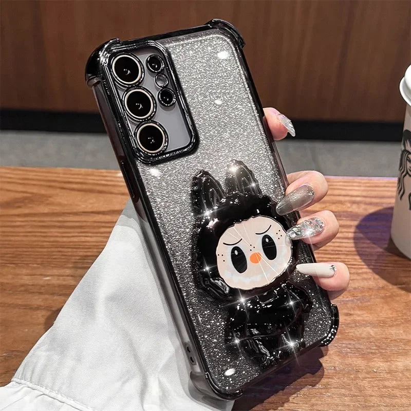 Glitter Mirror Silicone Case for Samsung Galaxy S25 Ultra