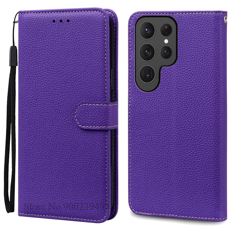 S25/S25+/S25 Ultra Case For Samsung Galaxy S25 Case Wallet Leather Flip Cover For Samsung Galaxy S25 Ultra Case S25 Plus Fundas