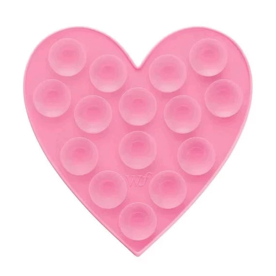 Wildflower WF Love Suction Phone Case – Heart-Shaped Suction Cup Grip Cover