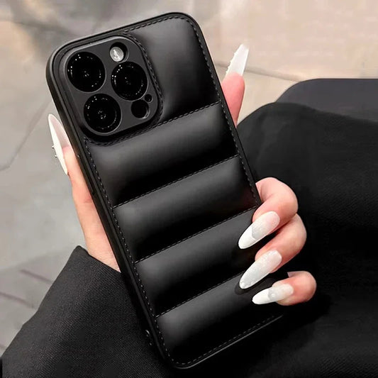 Super Puff Phone Case for iPhone 16 Pro & 16 Pro Max – Shockproof Full Camera Protection