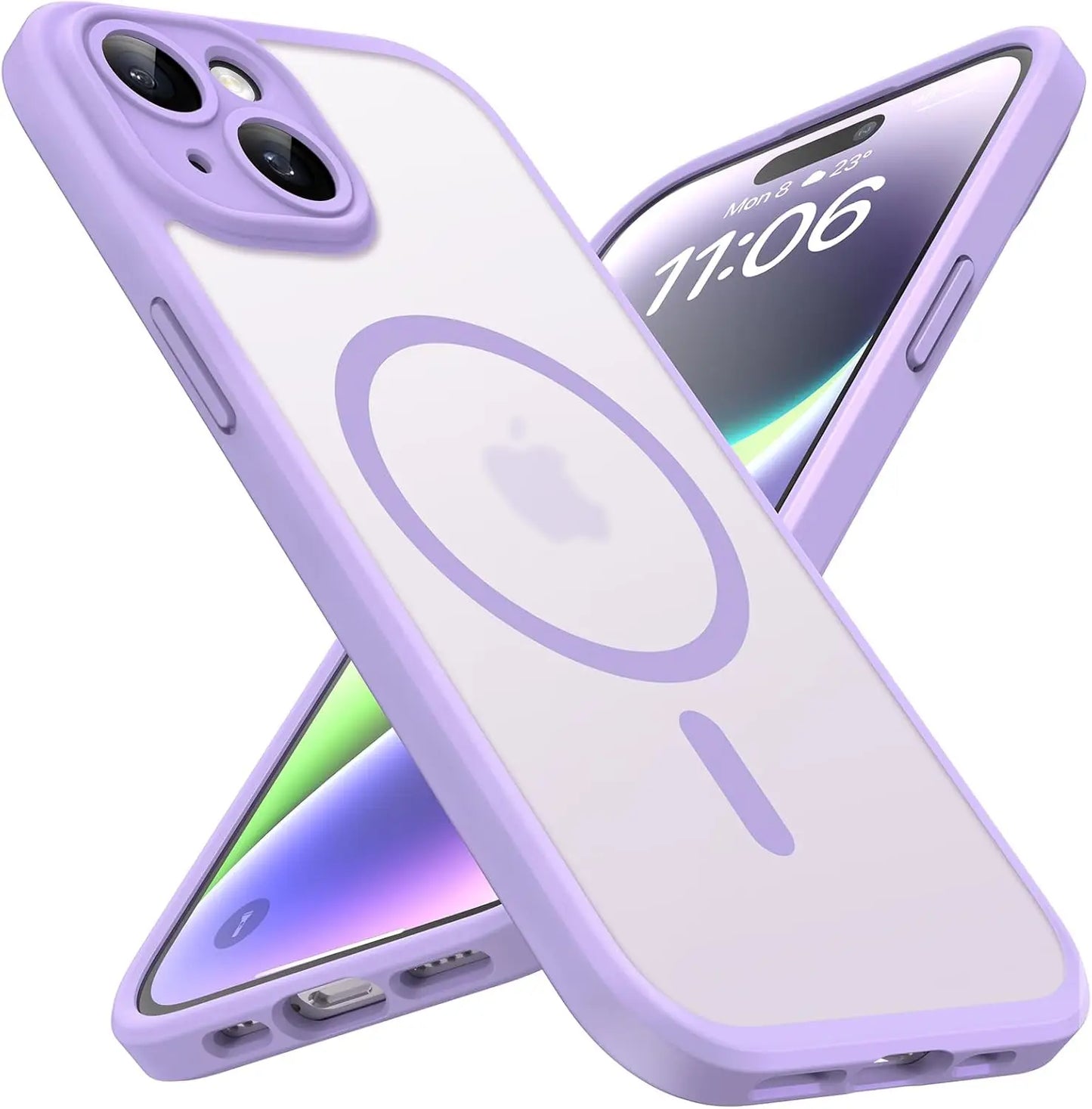 Translucent Magnetic Matte Phone Case for iPhone 16 Plus Pro Max Compatible with Magsafe