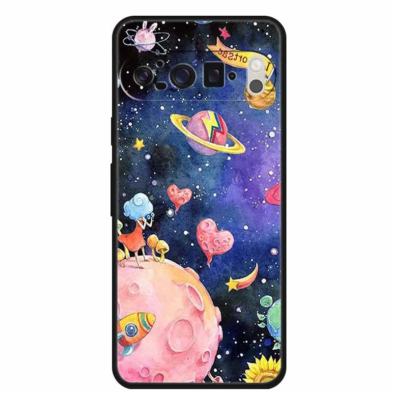 Silicone TPU Soft Protector Designer Phone Case for Google Pixel 9