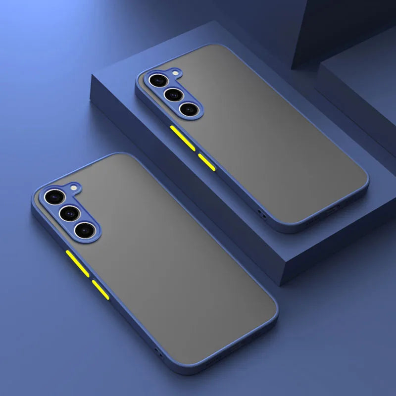 For Samsung Galaxy S25 Case Samsung Galaxy S20 S21 S22 S23 S24 fe S25 Plus 25 Ultra 5G Cover Matte Armor Shockproof Case