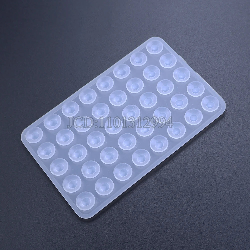 Suction Phone Case Double-Sided Mount, Silicone Sticky Phone Stand for iPhone & Android, Hands-Free Selfies, Strong Grip Holder