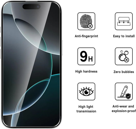 High-definition Screen Protector Tempered Glass for iPhone 17 Pro Max