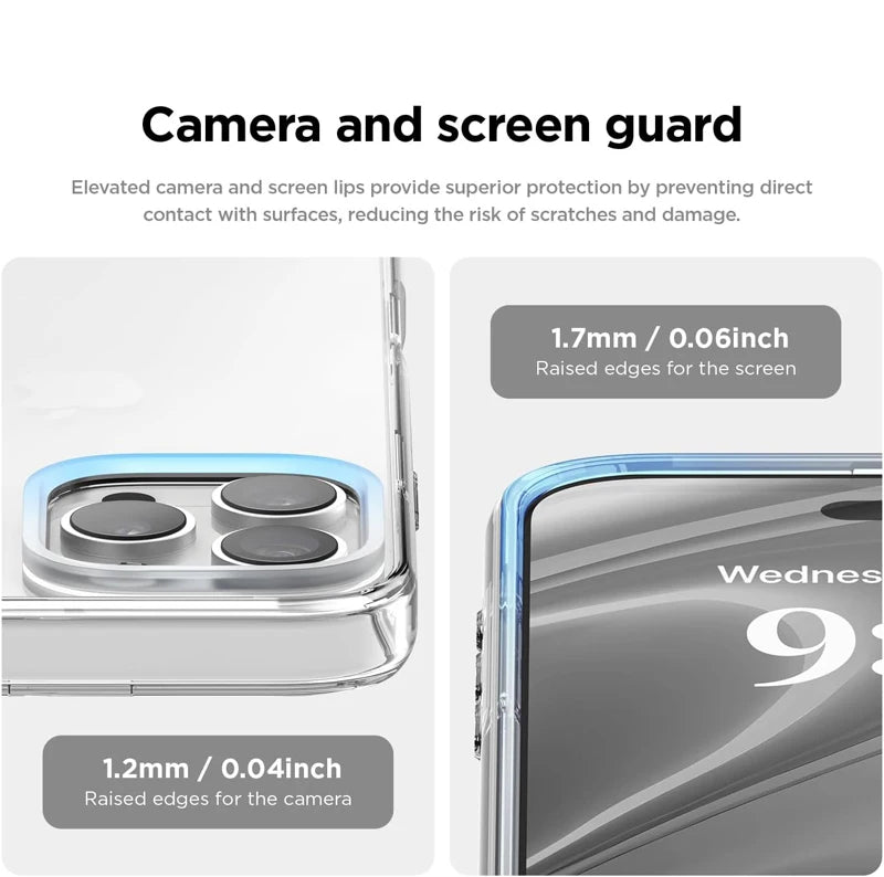Ultra Thin Clear Silicone Case for iPhone 16E 16 15 14 Plus 13 12 Mini 11 Pro Max Shockproof Transparent Soft TPU Back Cover