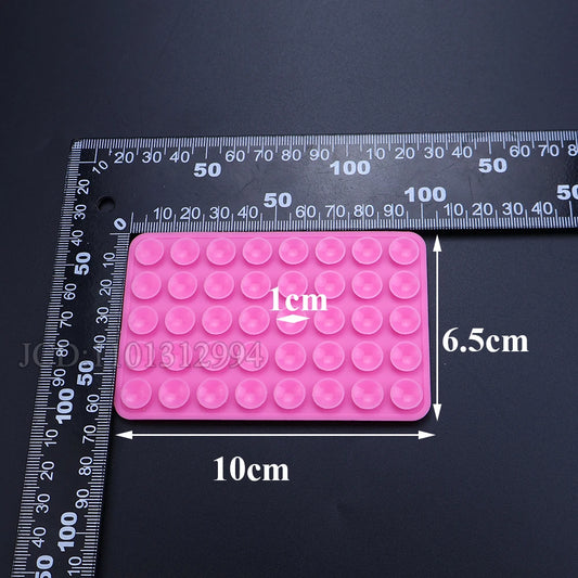 Suction Phone Case Double-Sided Mount, Silicone Sticky Phone Stand for iPhone & Android, Hands-Free Selfies, Strong Grip Holder