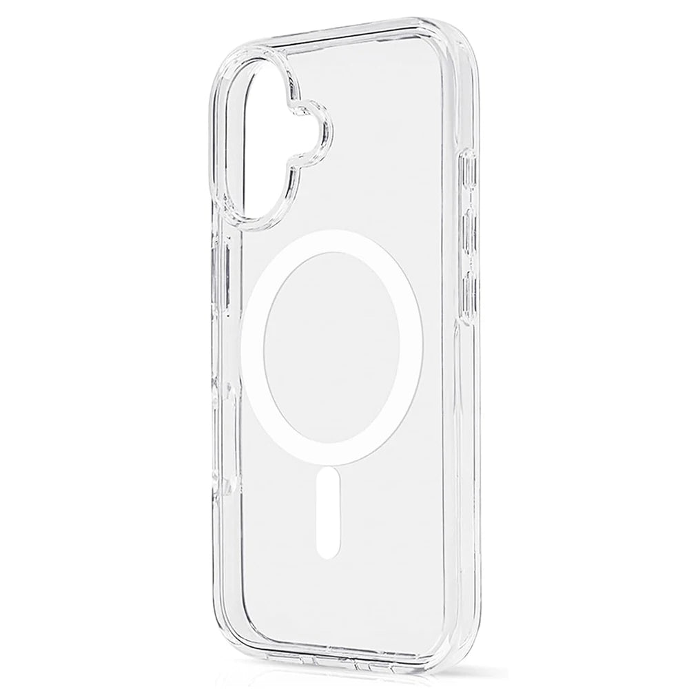 Strong Magnetic Magsafe Case For iPhone 16e 16 Plus Pro Max Hybrid Hard Cover Silicon Clear Shell Shockproof