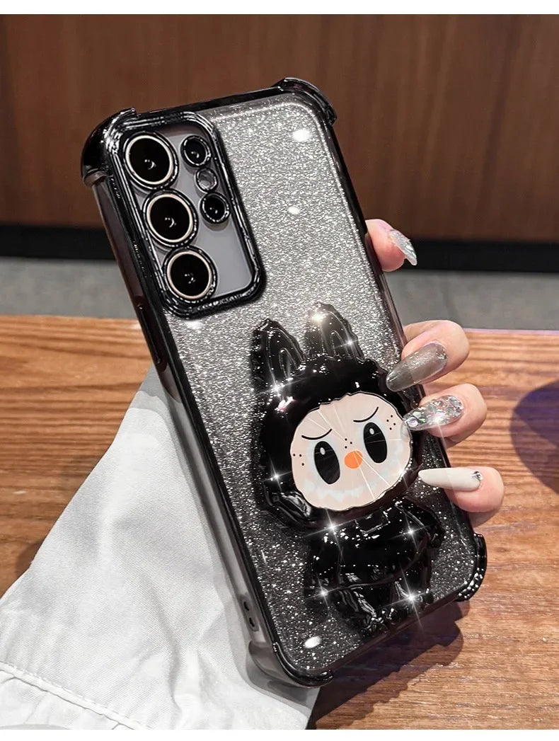 Glitter Mirror Silicone Case for Samsung Galaxy S25 Ultra