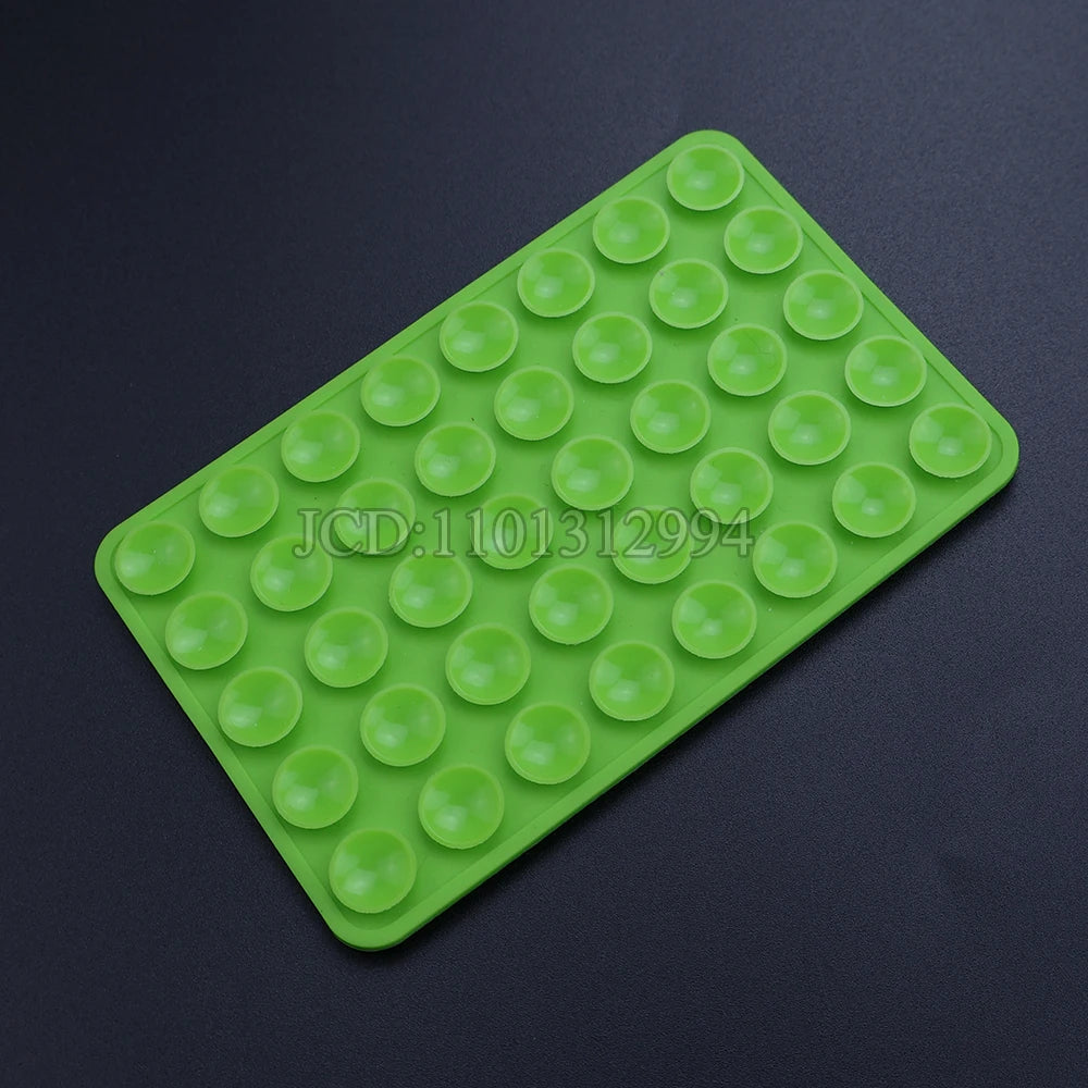 Suction Phone Case Double-Sided Mount, Silicone Sticky Phone Stand for iPhone & Android, Hands-Free Selfies, Strong Grip Holder