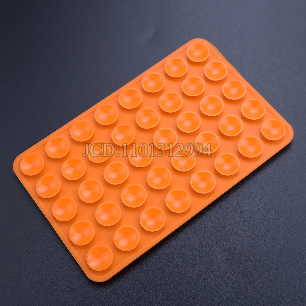 Suction Phone Case Double-Sided Mount, Silicone Sticky Phone Stand for iPhone & Android, Hands-Free Selfies, Strong Grip Holder